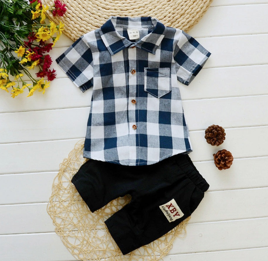 Summer Baby Boys Outfit – Casual Infant Sportswear Set