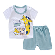 Baby Short Sleeve Outfit Set – Lightweight & Comfortable Daily Wear