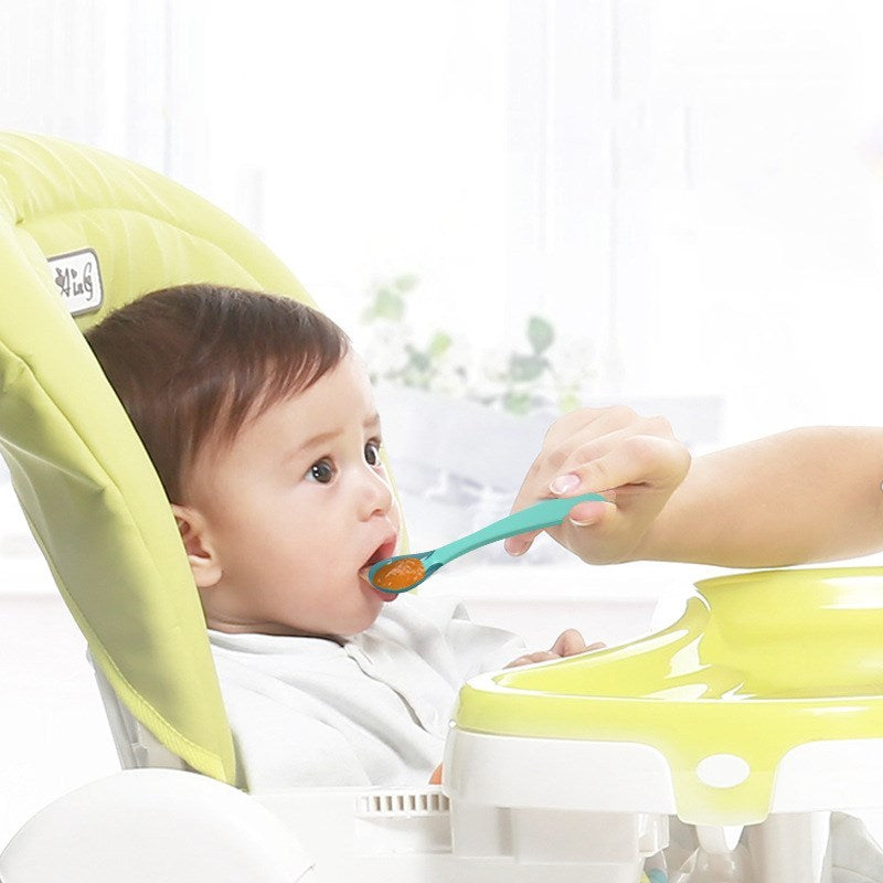 SafeTemp Anti-Scald Baby Food Spoon – Heat-Sensing Feeding Spoon