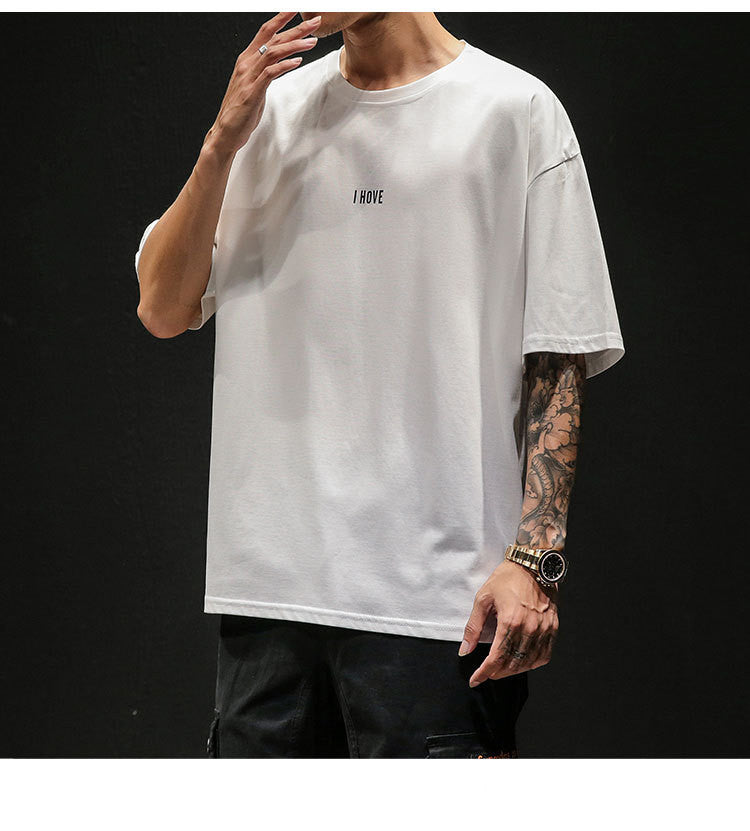 Men's loose casual T-shirt