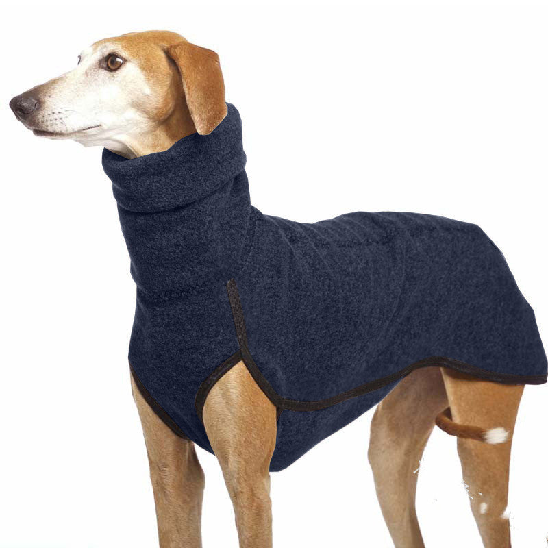 Newest Winter Big Dog Clothes for Medium Large Dogs Warm High Collar Pet Coat French Bulldog Pitbull Pullovers Mascotas Clothing