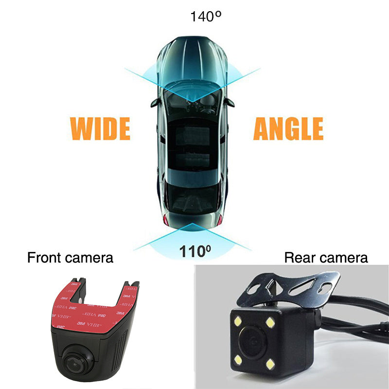 Hidden Car Dash Cam – Compact Night Vision Recorder