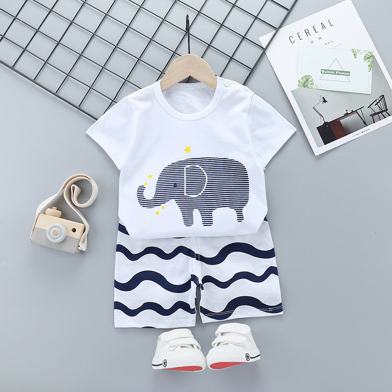 Children’s Baby Sports Short Sleeve Clothes – Stylish & Comfortable International Style