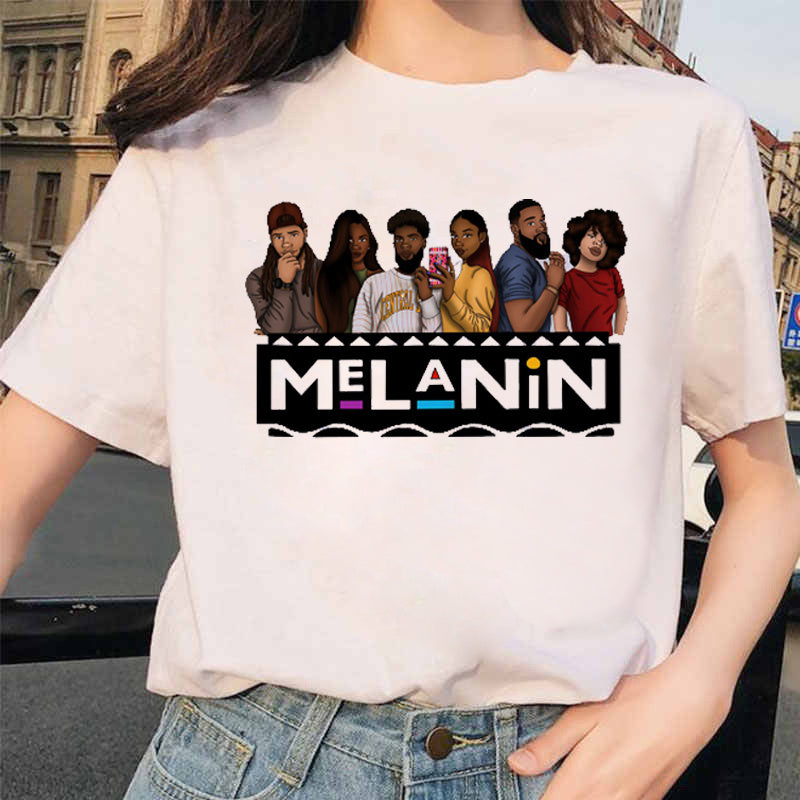 Printed short sleeve T-shirt for men and women