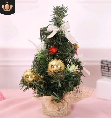 20cm Mini Christmas Tree Ornaments Desktop Holiday Decoration