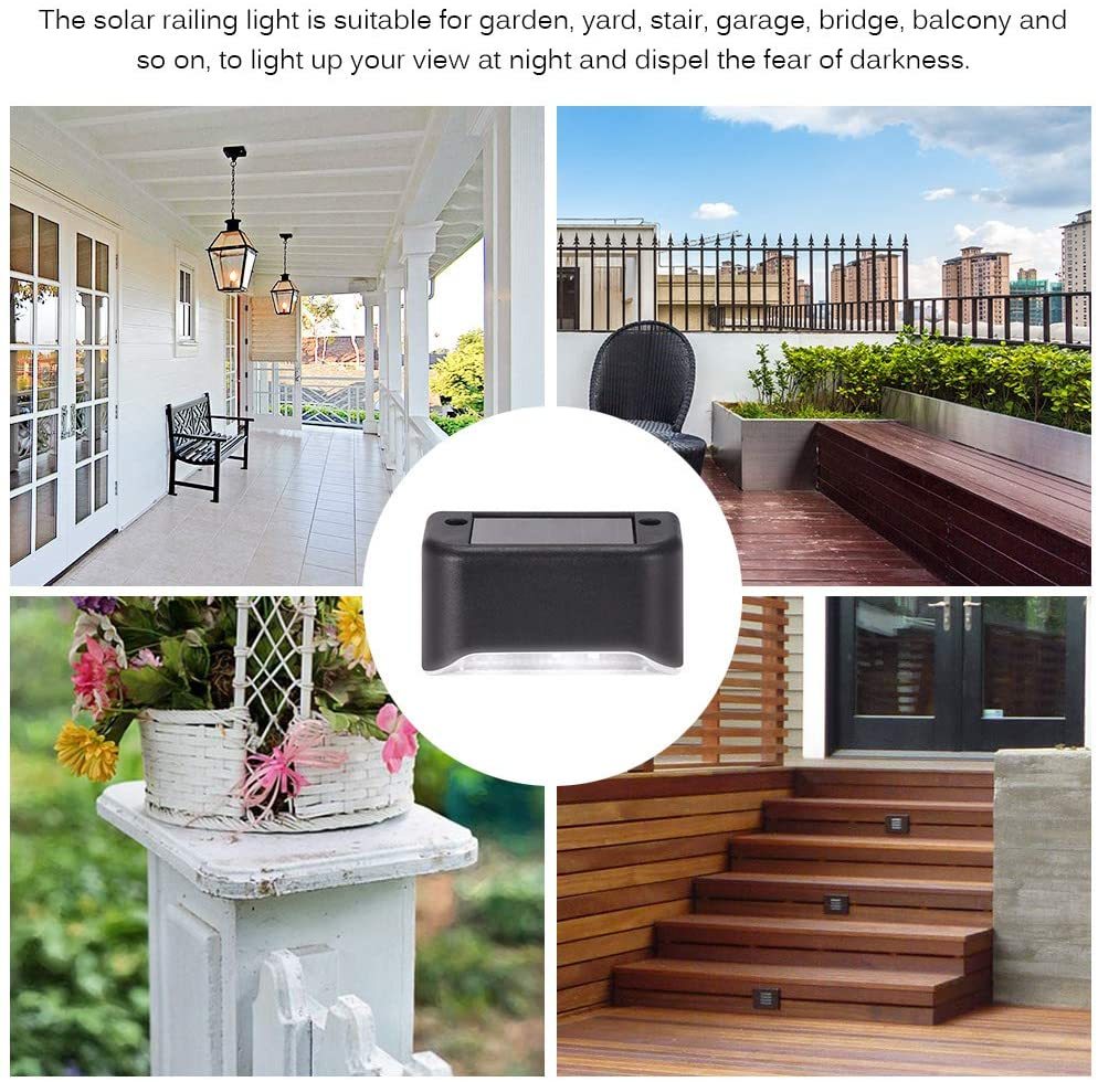 Solar Outdoor Courtyard Lamp Staircase Wall Lamp