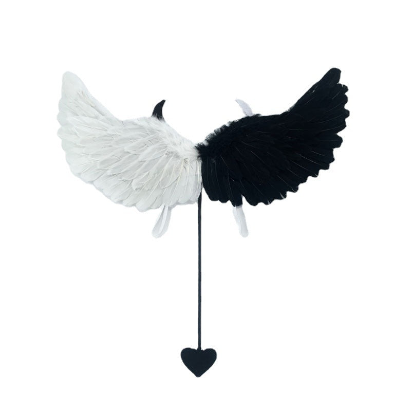Halloween Party Makeup Costume Props Devil Angel Wings