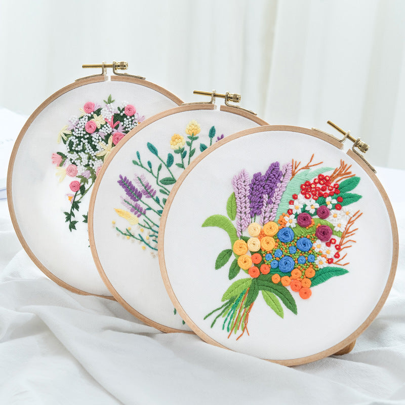 DIY Embroidery Material Package – Sewing and Craft Supplies for Beginners