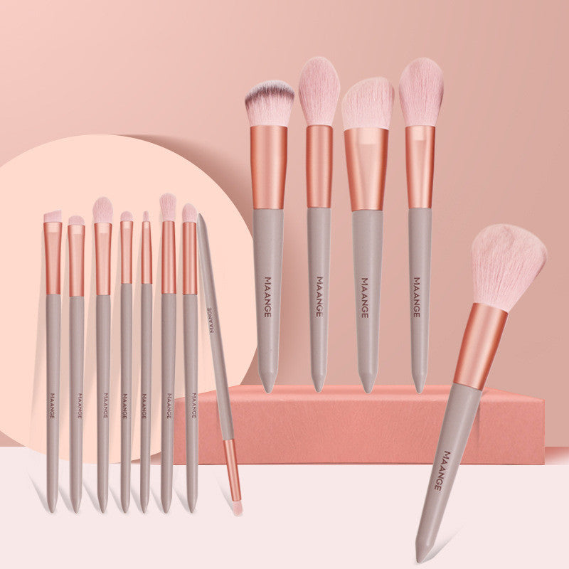 3-Piece Makeup Brush Set – Essential Beauty Tools Kit