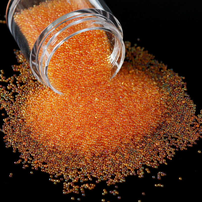 Transparent Micro Glass Bead Non-porous Magic Color Bubble Ornament