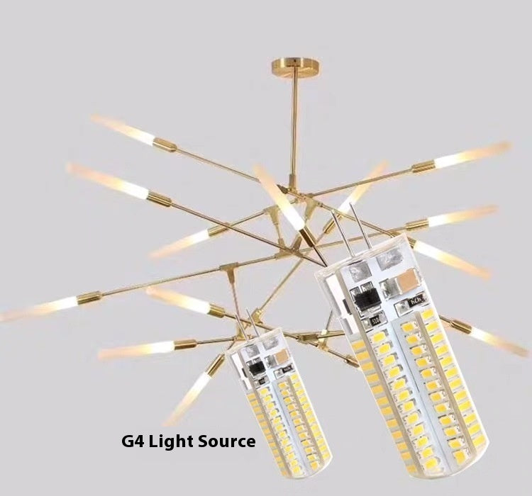 Crystal Lamp Corn Bulb Chandelier Bright Led Light Source