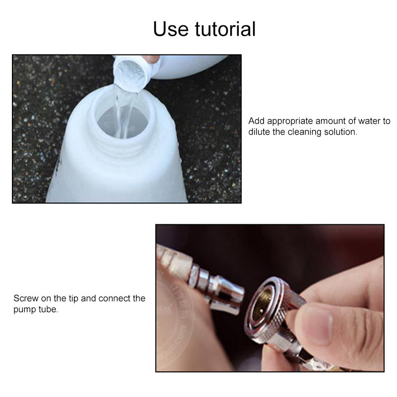 Blue Tornado Car Interior Cleaning Gun – High-Pressure Air & Cleaning Solution Tool