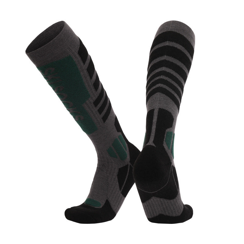 Merino Wool Ski Socks – Thick Towel Bottom for Comfort