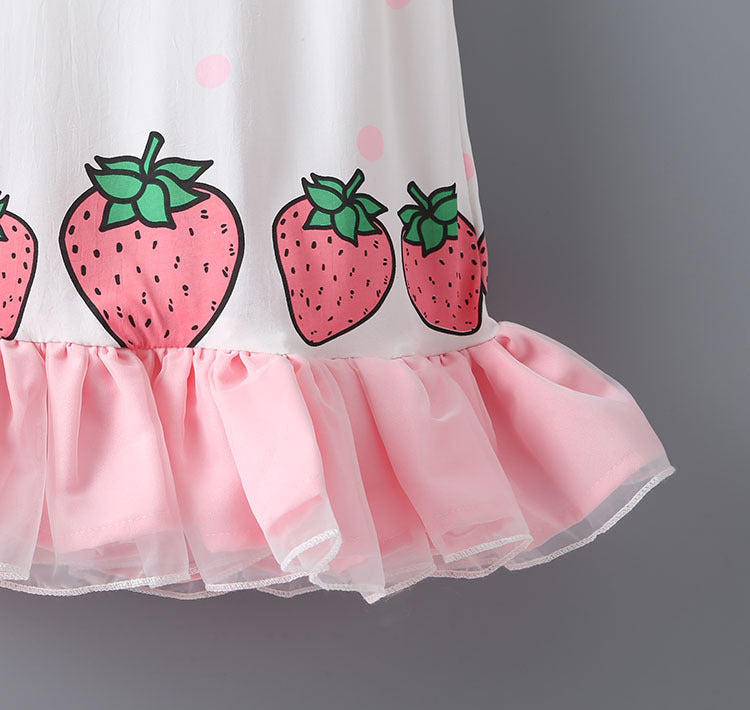 The " Yummy Strawberry " Dress