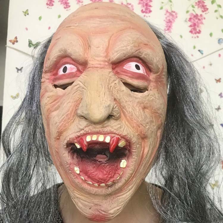 Halloween Zombie Mask – Scary Horror Headgear for Cosplay and Costume Parties