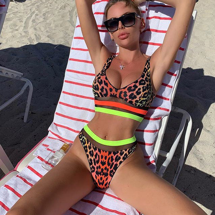 Women's Floral Padded Bikini Set Nylon Polyester Swimwear