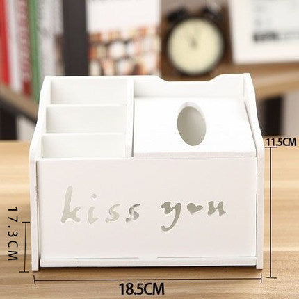 Multi-Function Cartoon Pen Holder – Creative Small Desktop Storage Box