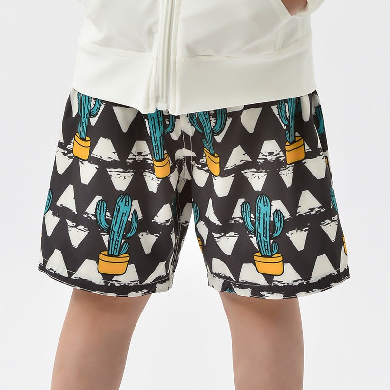 Children's Beach Shorts – Boxer Swimming Trunks