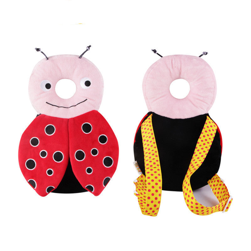 Baby Head Protection Pad – Cute Beetle Design for Crawling & Walking Safety