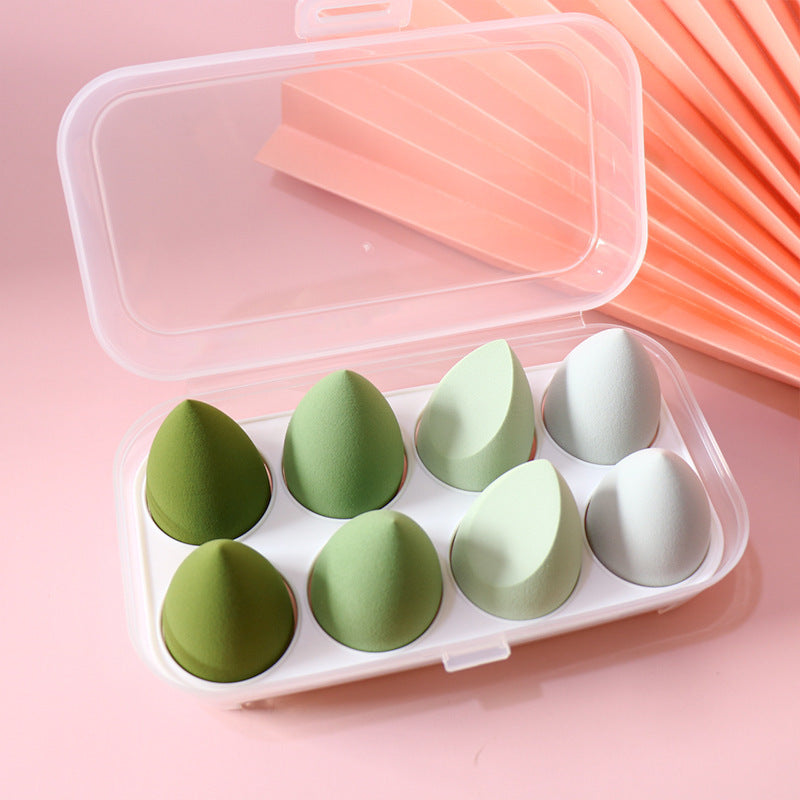 Hydrophilic Beauty Blender Sponge Set – Soft, Rebound Makeup Eggs in 4 or 8-Piece Sets
