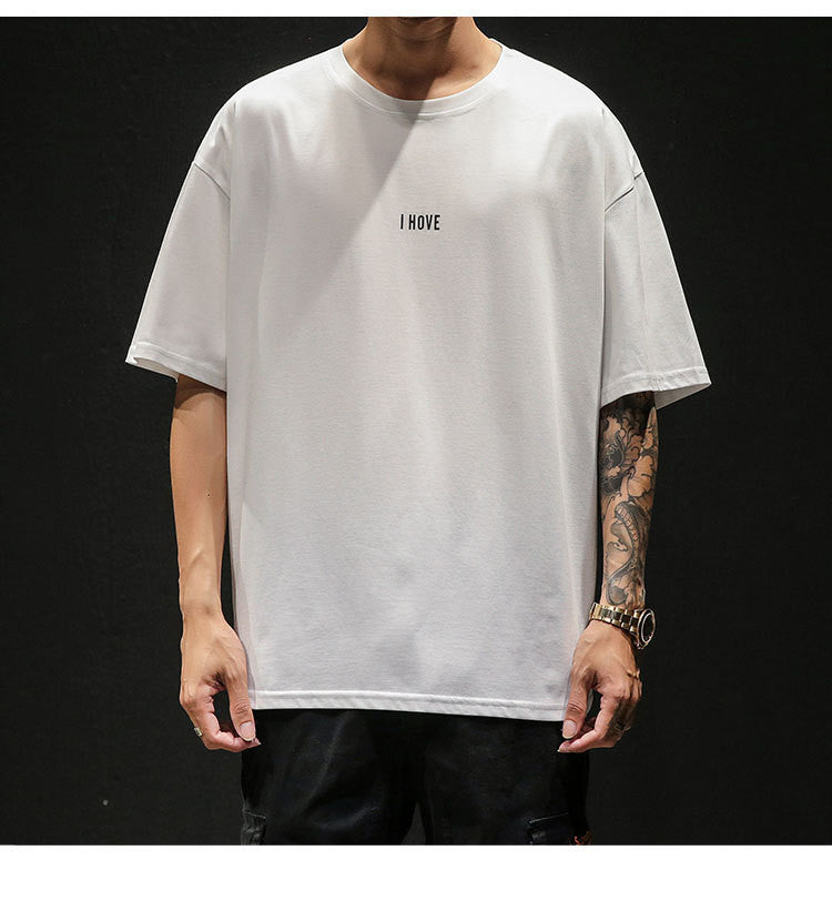 Men's loose casual T-shirt