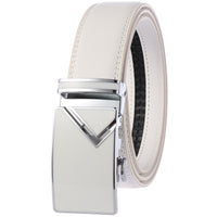 White Buckle White Belt