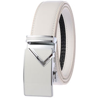 White Buckle White Belt