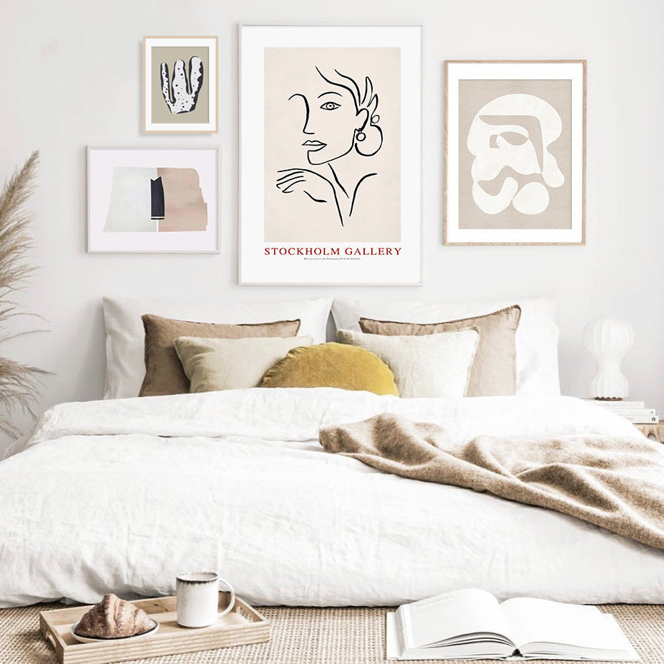 Scandinavian Abstract Wall Art – Poster & Canvas Painting for Modern Home Decor