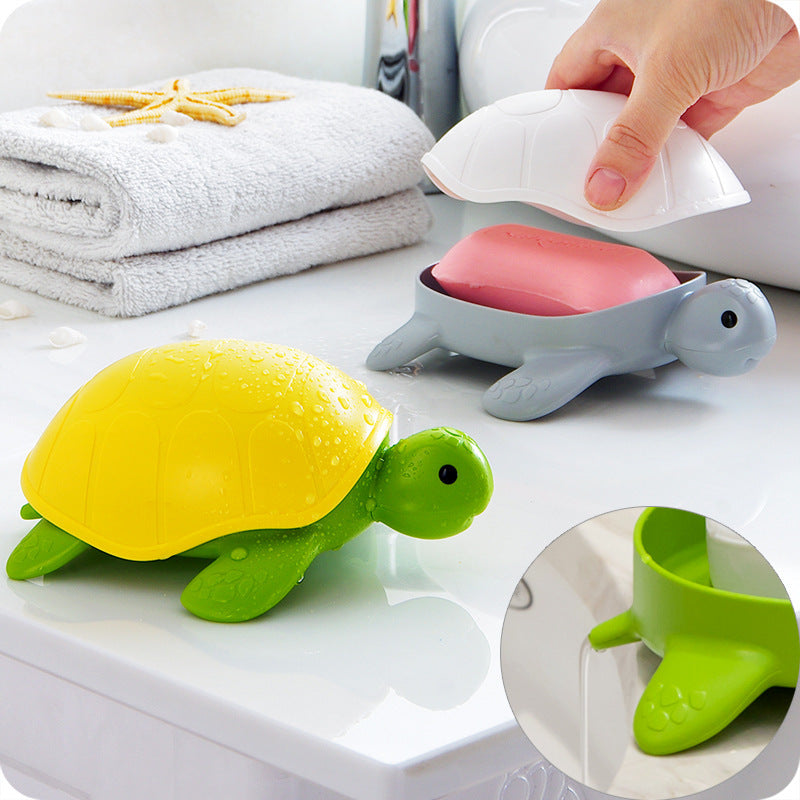 Portable Bathroom Soap Tray – Self-Draining Soap Dish, Quick-Dry