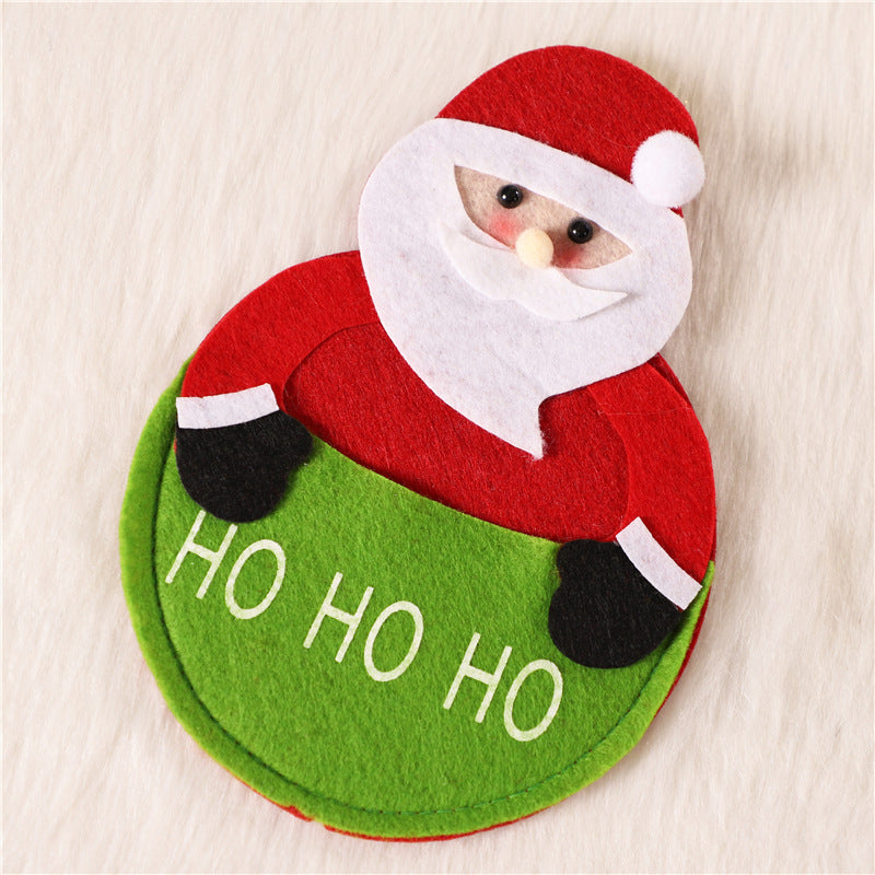 Christmas Cutlery Holder Decorations for Restaurant and Hotel Table Layout