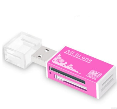 Multi-in-One Mini Card Reader – High-Speed Universal USB for SD/TF, Mobile Phones & Cameras