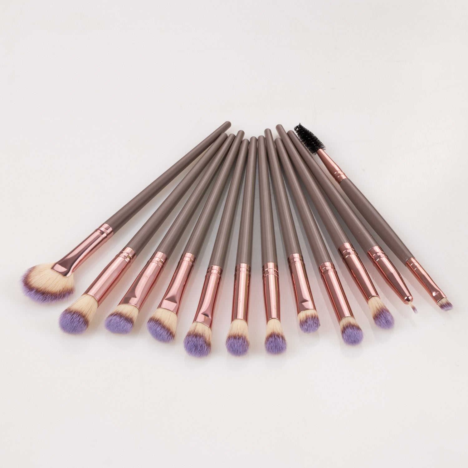 12-Piece Makeup Brush Set – Eye & Face Brushes Kit