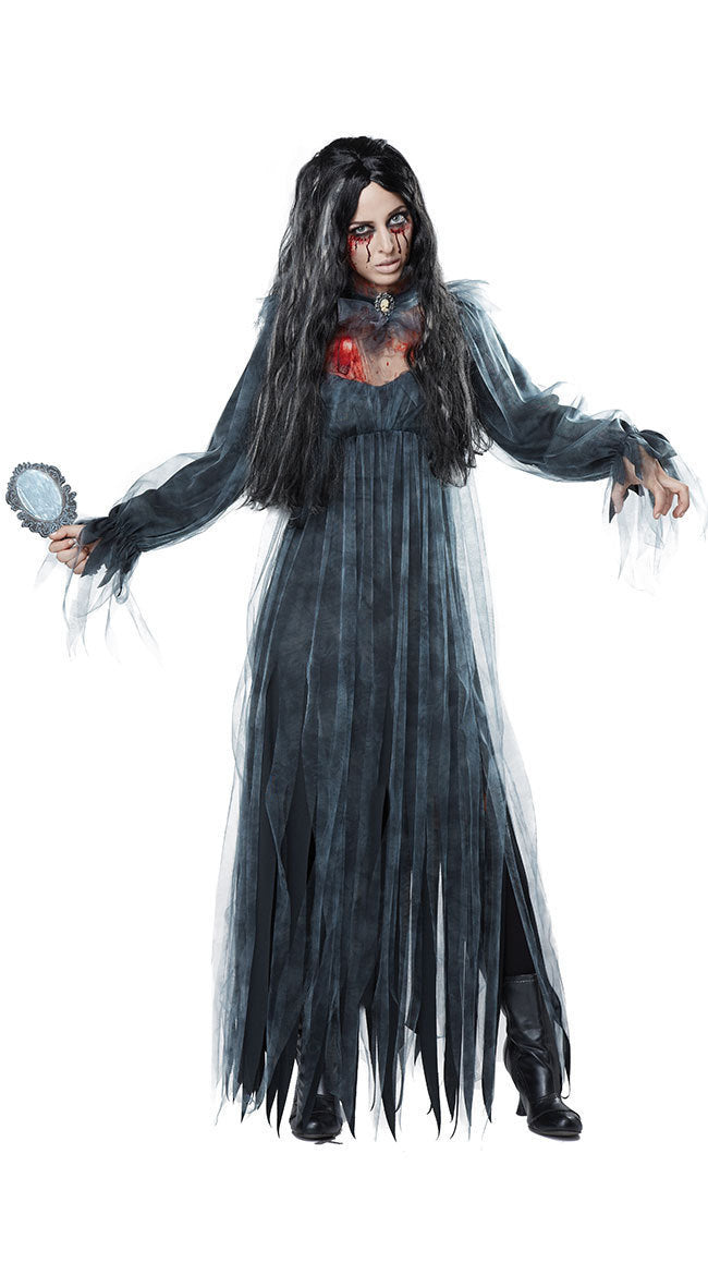Halloween Zombie Bride Costume – Scary Undead Wedding Dress for Women’s Cosplay and Parties