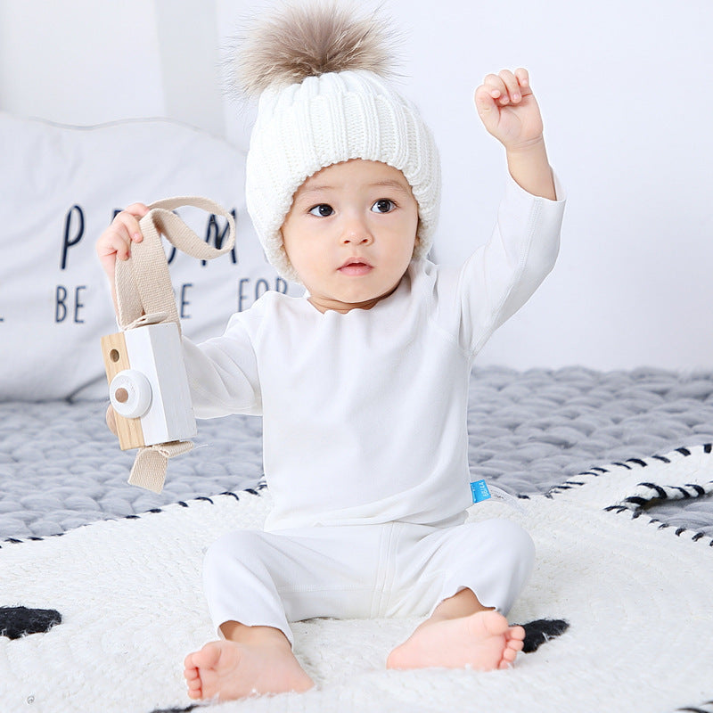 Kids Pajamas Set Climbing Print Soft Polyester Sleepwear