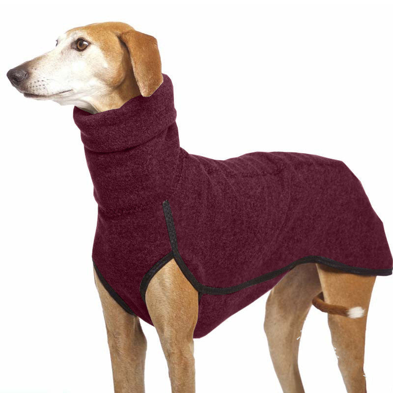 Newest Winter Big Dog Clothes for Medium Large Dogs Warm High Collar Pet Coat French Bulldog Pitbull Pullovers Mascotas Clothing