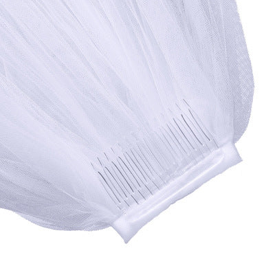 Elegant Lace Polyester Wedding Veil