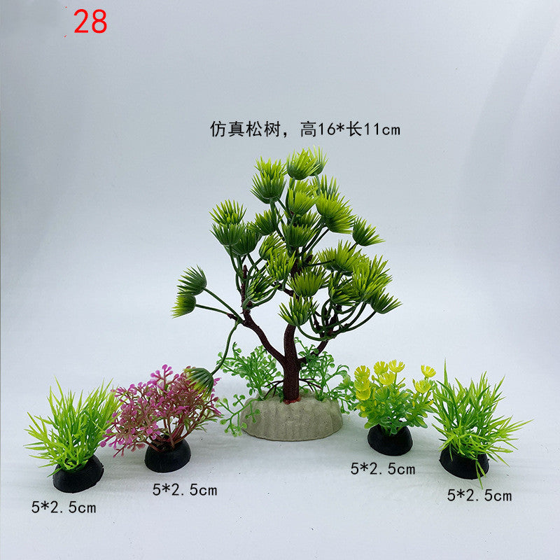 Fish Tank Decoration Simulation Water Plant Aquarium Landscaping