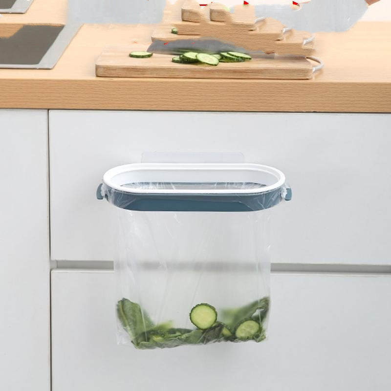Household Garbage Bag Storage Rack Kitchen Cabinet Bench T
