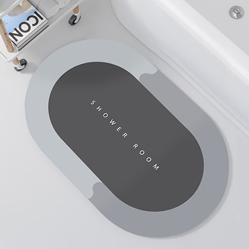 Absorbent Quick-Dry Rubber Bathroom Cushion – Non-Slip Floor Mat