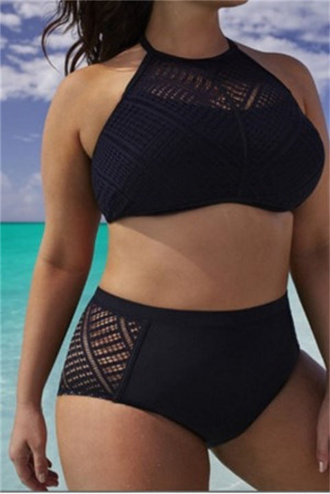 Women's One-Piece Swimsuit – Polyester, Comfortable Quick-Dry Fabric