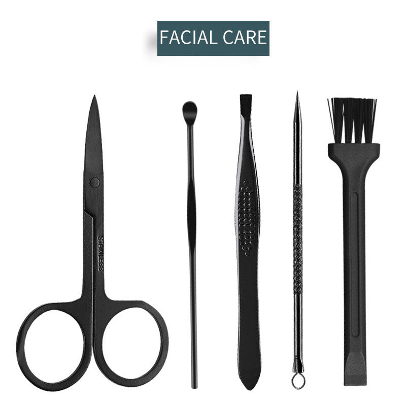 16-Piece Nail Clipper & Grooming Kit – Manicure Pedicure Tools with Bag