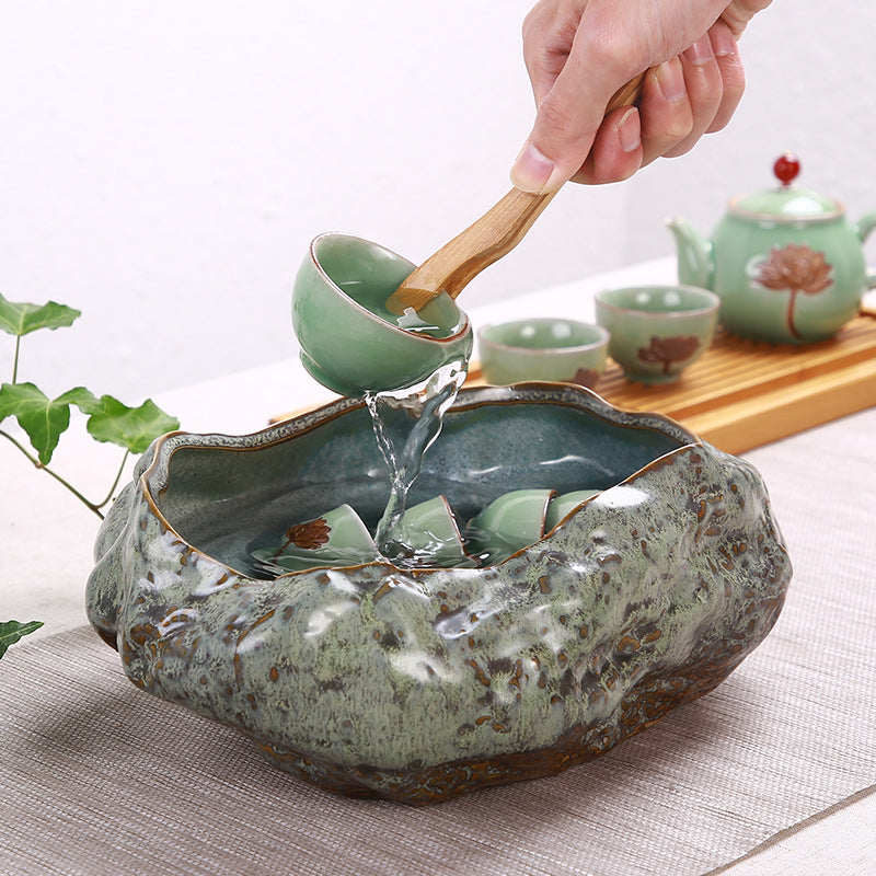 Retro Large Turtle Fish Tank Hydrocotyle Bowl