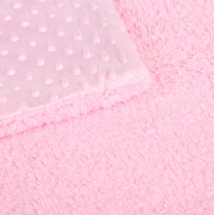 CozyDots Polar Fleece Baby Blanket – Swaddle Wrap for Newborns