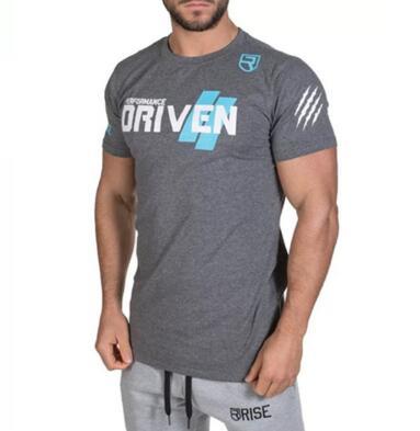 Men's muscle fitness t-shirt