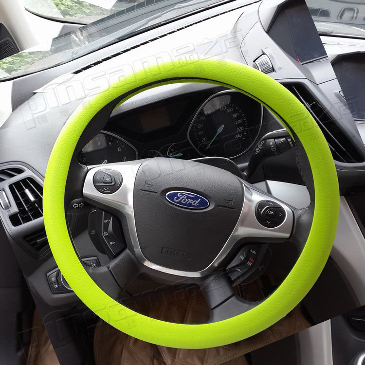 Non-Slip Silicone Steering Wheel Cover – Universal Car Fit
