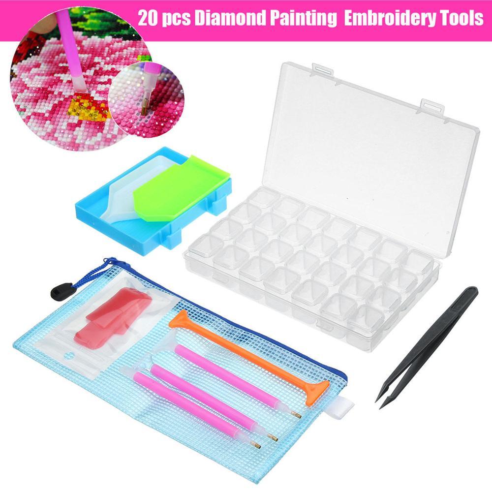 Diamond Painting & Embroidery Tool Set with LED Light Drawing Board