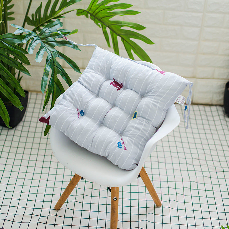 Thickened Cushion Office Cute Cartoon Student Seat Warm Dining Chair Cushion Tatami Floor Mat