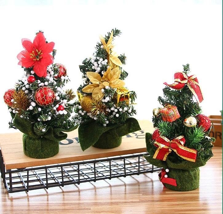 20cm Mini Christmas Tree Ornaments Desktop Holiday Decoration