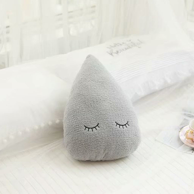 Sky Series Plush Pillow Cloud Moon Raindrop PP Cotton