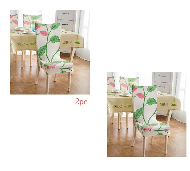 Elastic Siamese Solid Color Stretch Office and Hotel Chair Cover